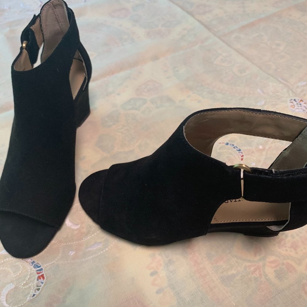 Suede Wedges
